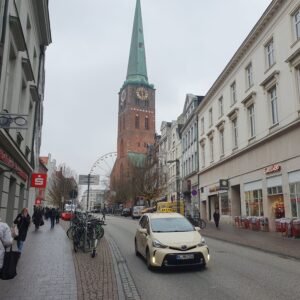 Billedet viser Mariakirken i Lübeck